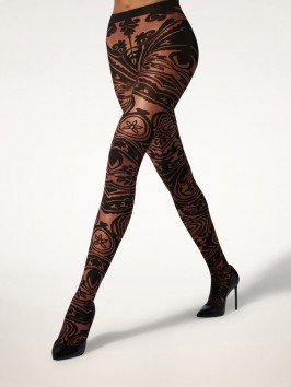 Paisley Tattoo Tights