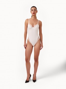 Sheer Opaque Bodysuit