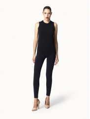 Sheer Opaque Knit Top