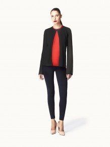 Sheer Opaque Cardigan