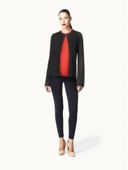 Sheer Opaque Cardigan